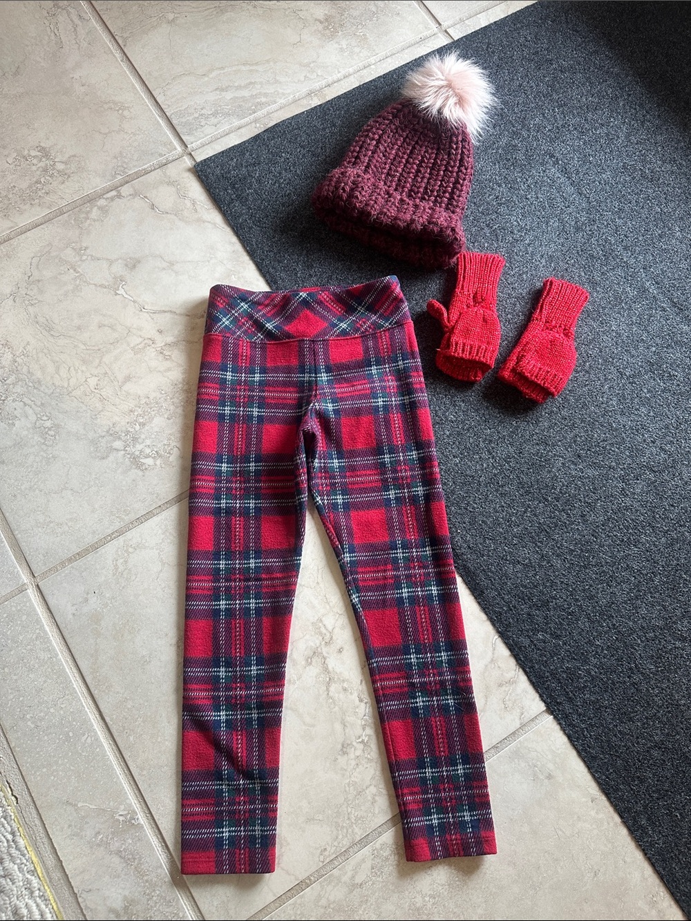 ❤️ Red Kids Holiday Bundle- Classic Holiday Pattern S(7/8)